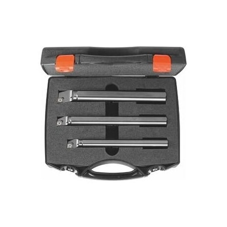 Holex Steel Boring Bar Set, 3 Pieces, for CC 3 Inserts, Right-Hand 260036 SET09